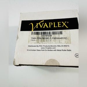 Vivaplex - 30 Amber 10ml Glass Bottles ONLY